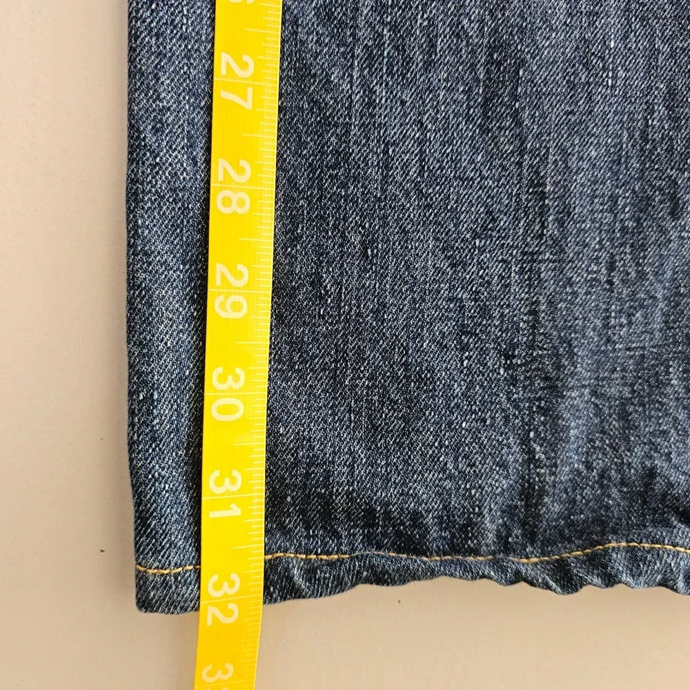 Imogene & Willie Barton Slim Jeans Mens 36 Selvedge Blue Dark Wash Button Fly